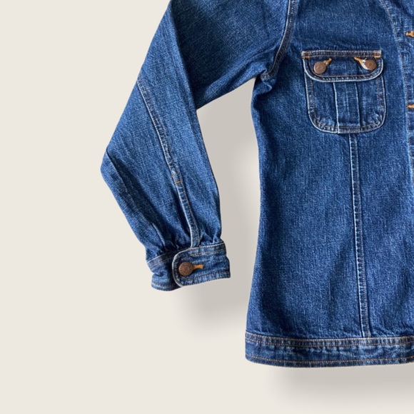 LIKE NEW Bill Blass Denim Jacket - Darkwash - Picture 5 of 8